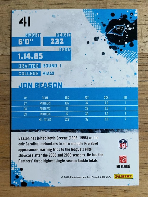 2010 Score #41 Jon Beason