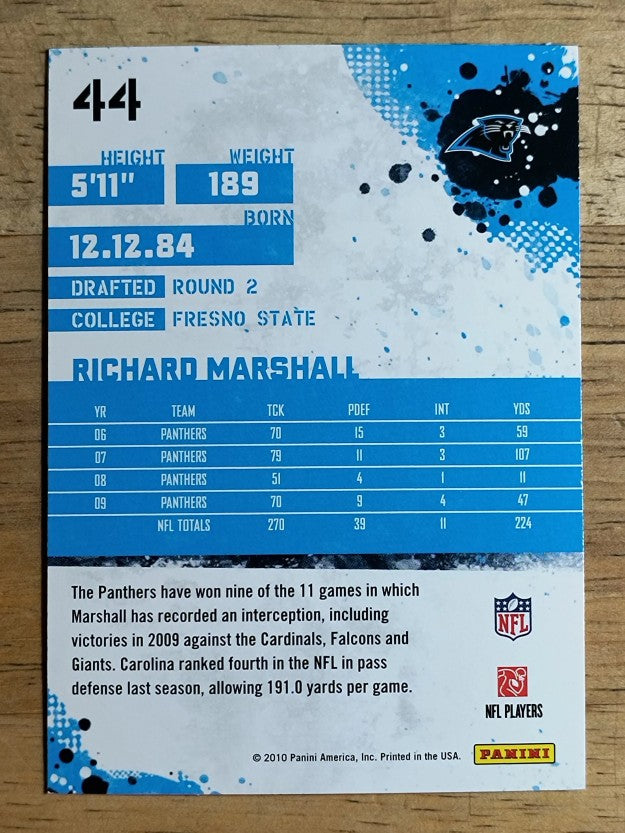 2010 Score #44 Richard Marshall