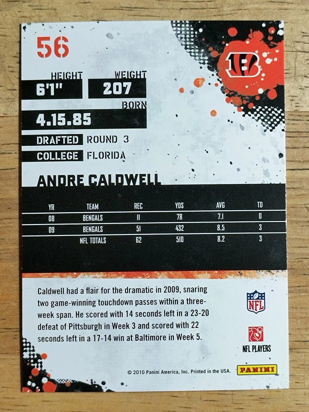 2010 Score #56 Andre Caldwell