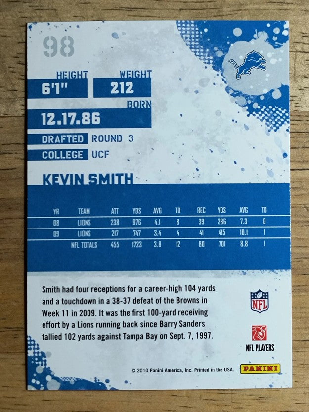 2010 Score #98 Kevin Smith