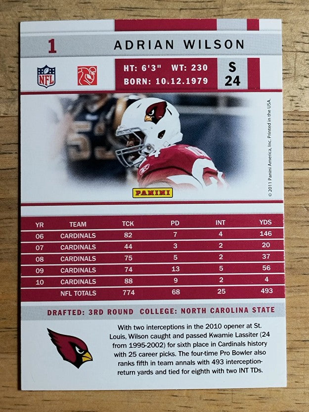 2011 Score #1 Adrian Wilson