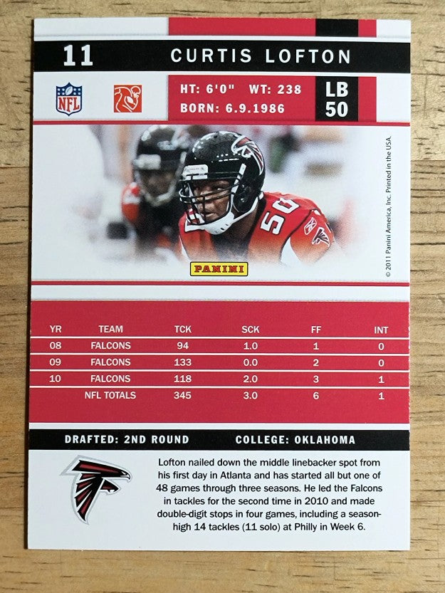 2011 Score #11 Curtis Lofton