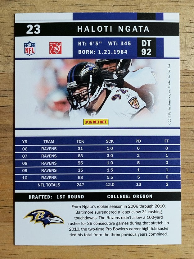 2011 Score #23 Haloti Ngata