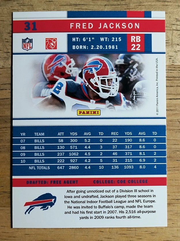 2011 Score #31 Fred Jackson