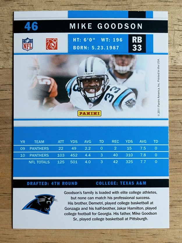 2011 Score #46 Mike Goodson
