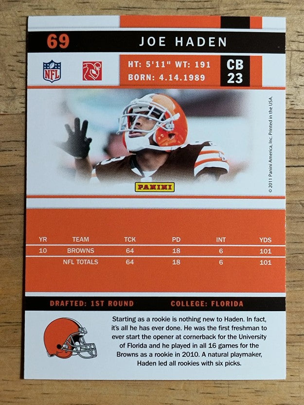 2011 Score #69 Joe Haden