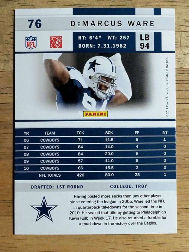 2011 Score #76 DeMarcus Ware