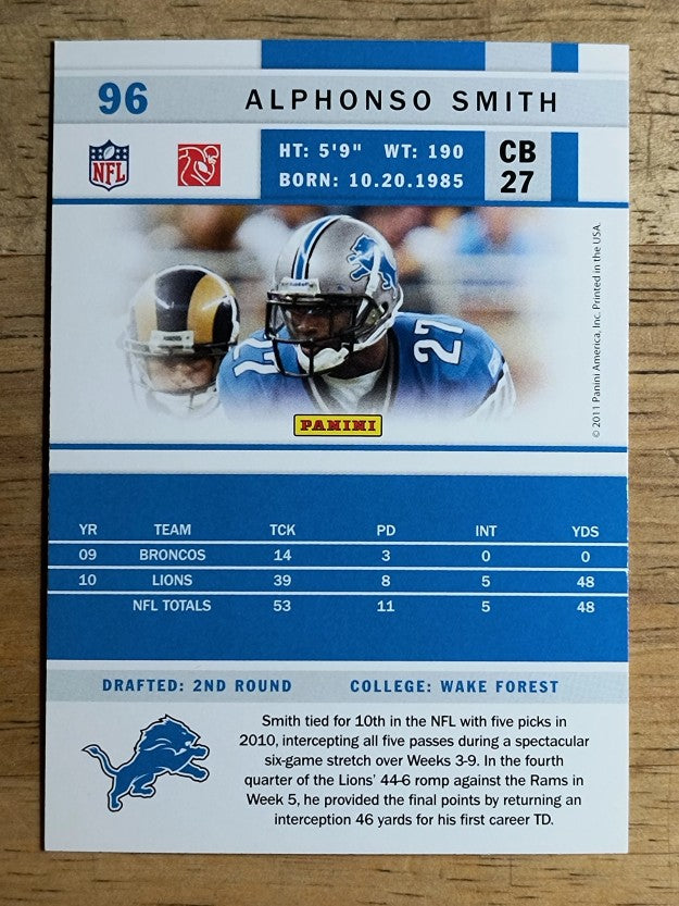 2011 Score #96 Alphonso Smith