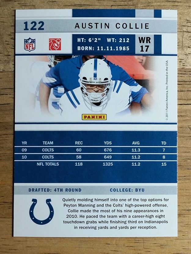 2011 Score #122 Austin Collie