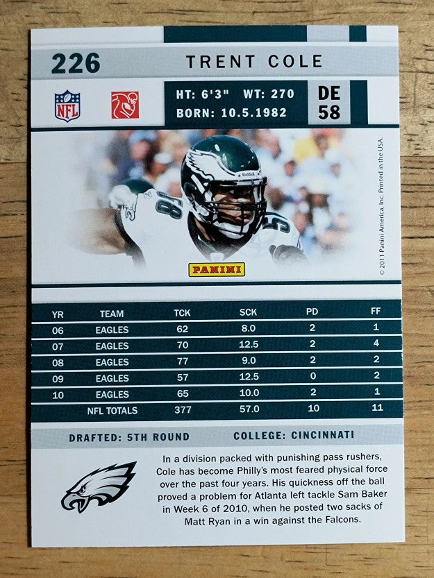 2011 Score #226 Trent Cole