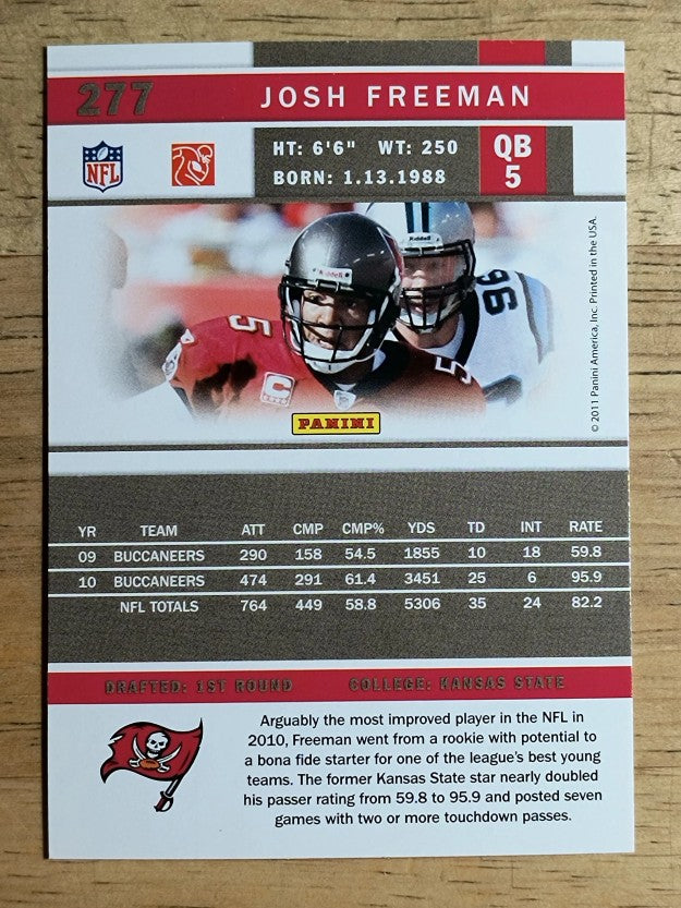 2011 Score #277 Josh Freeman