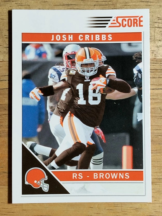 2011 Score Glossy #71 Josh Cribbs