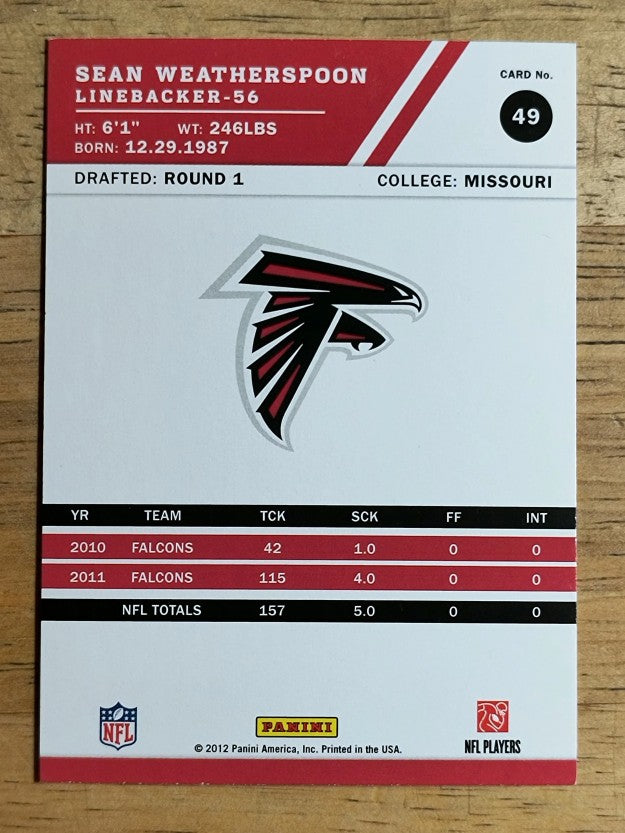 2012 Score #49 Sean Weatherspoon