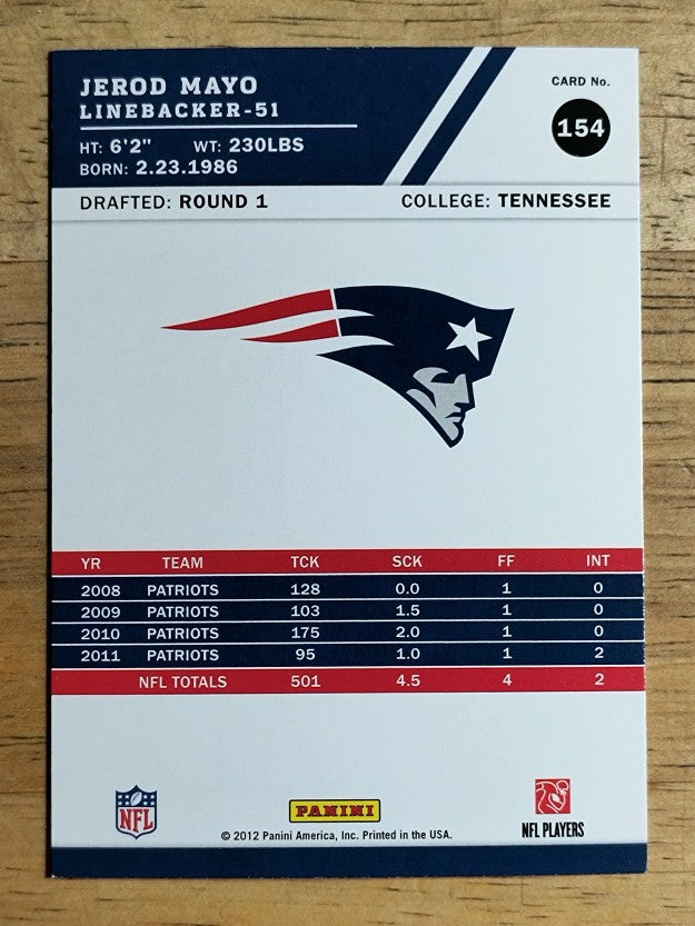 2012 Score #154 Jerod Mayo