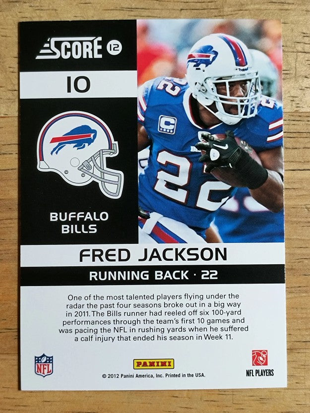 2012 Score Complete Players #10 Fred Jackson