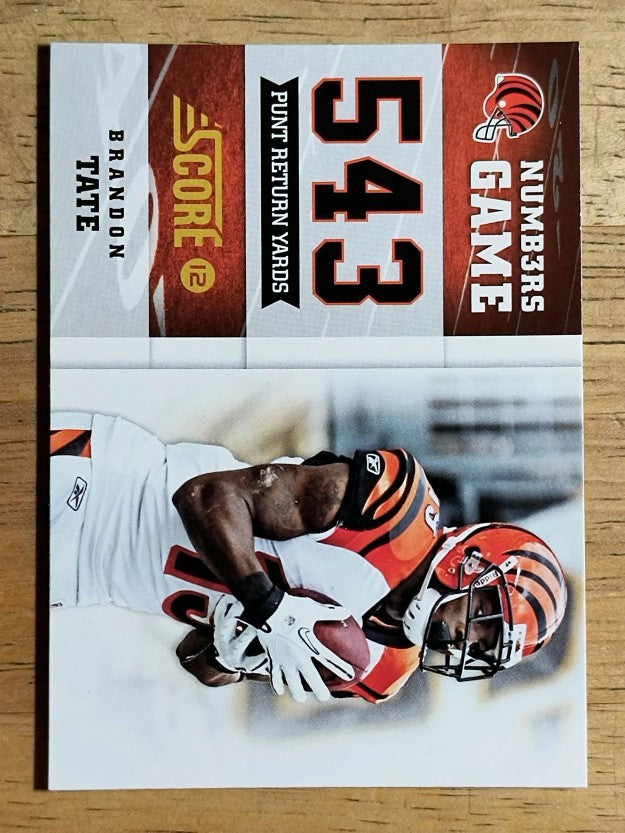 2012 Score Numbers Game #16 Brandon Tate