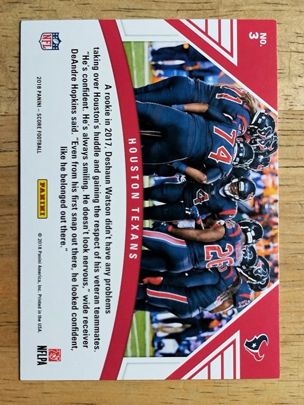 2018 Score Huddle Up #3 Houston Texans
