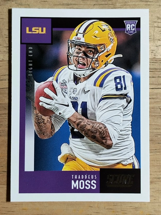 2020 Score #411 Thaddeus Moss RC