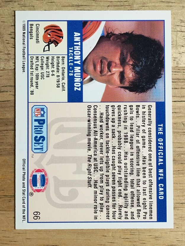 1989 Pro Set #66 Anthony Munoz
