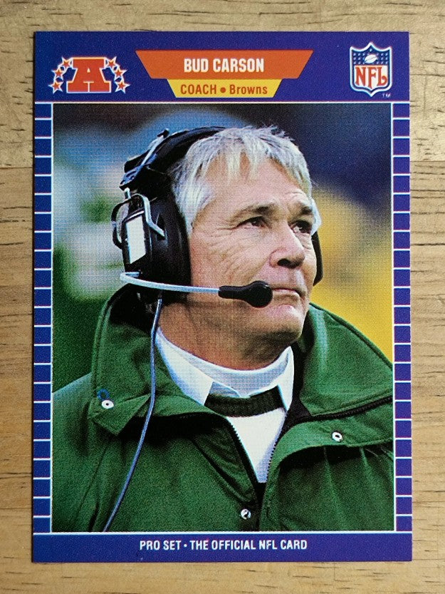1989 Pro Set #86 Bud Carson CO
