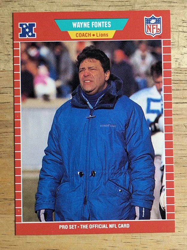 1989 Pro Set #127 Wayne Fontes CO