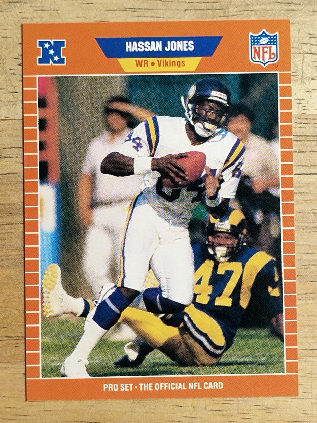 1989 Pro Set #230 Hassan Jones RC