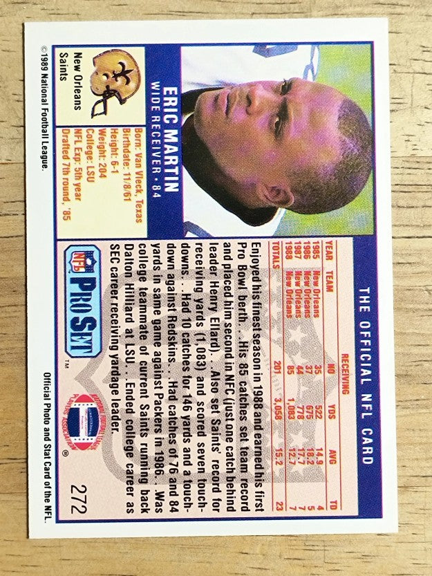 1989 Pro Set #272 Eric Martin