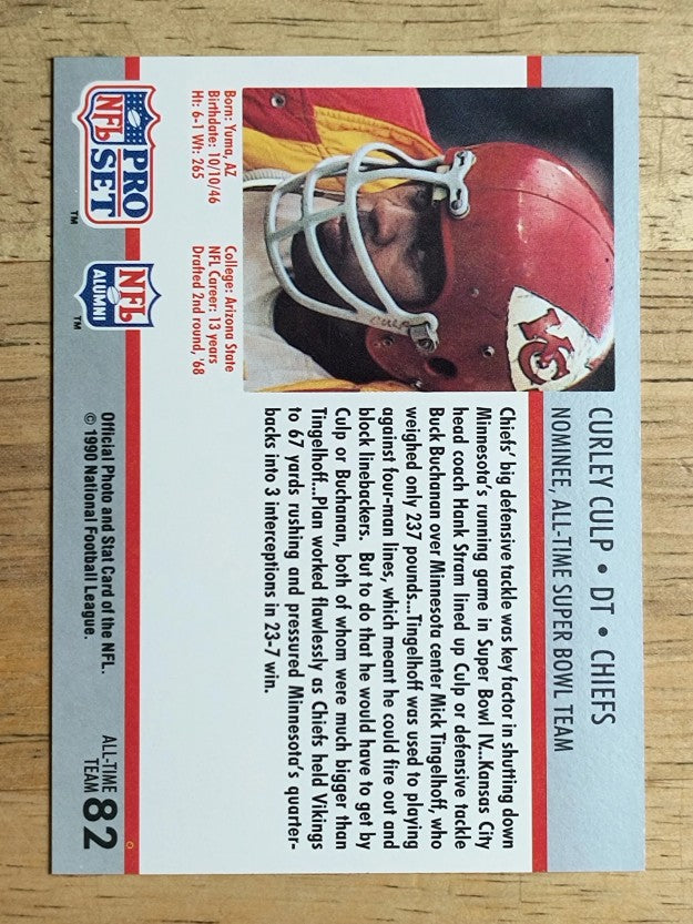 1990-91 Pro Set Super Bowl 160 #119 Jerrel Wilson