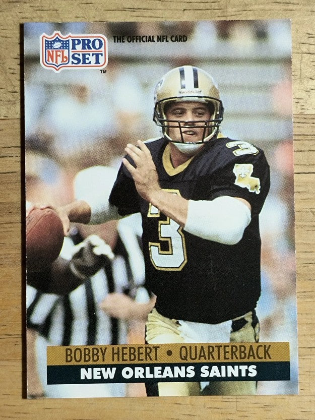 1991 Pro Set #593 Bobby Hebert