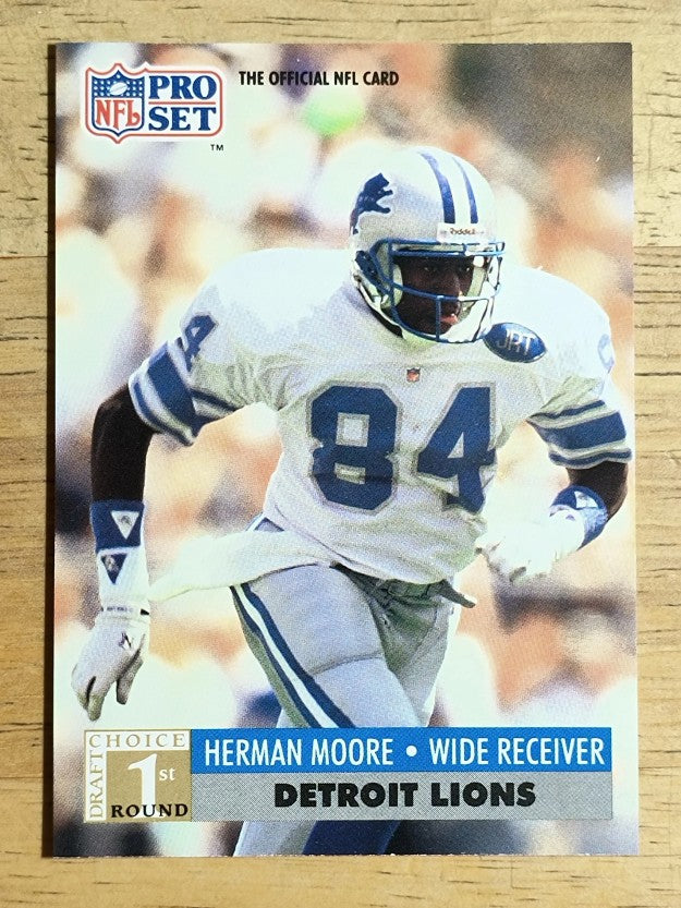 1991 Pro Set #739 Herman Moore RC