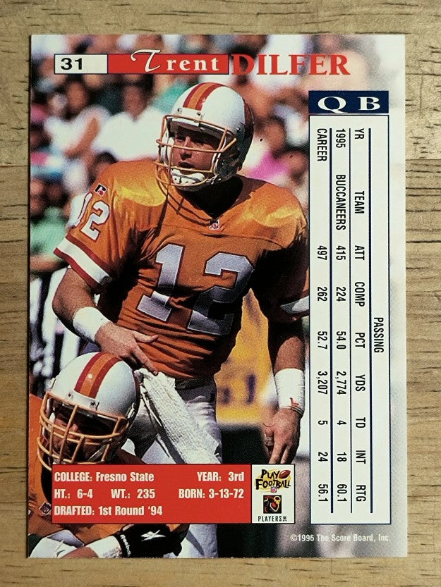 1996 Pro Line Intense #31 Trent Dilfer