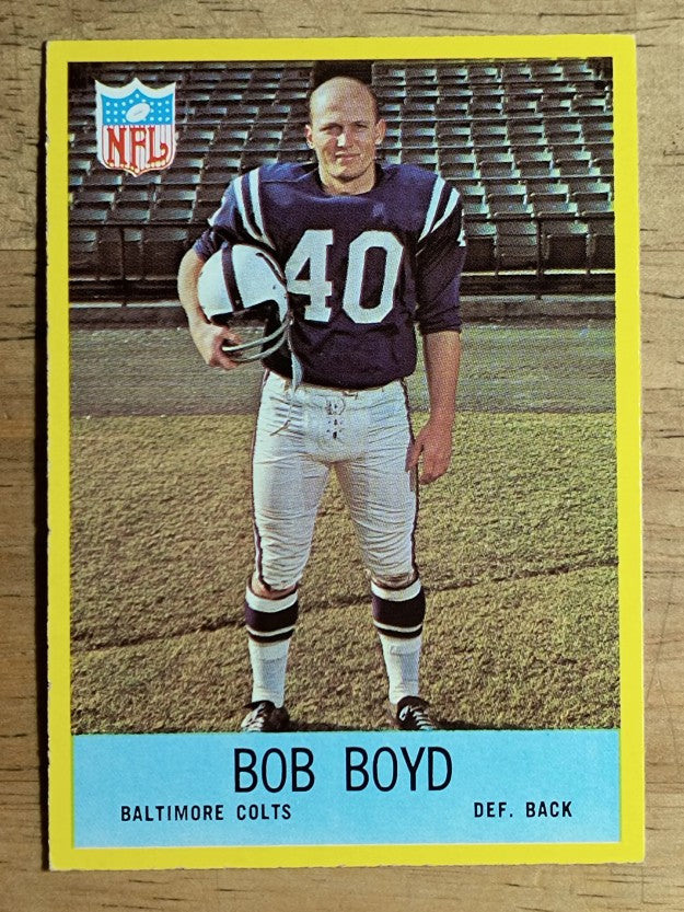 1967 Philadelphia #15 Bob Boyd DB (EXMT)