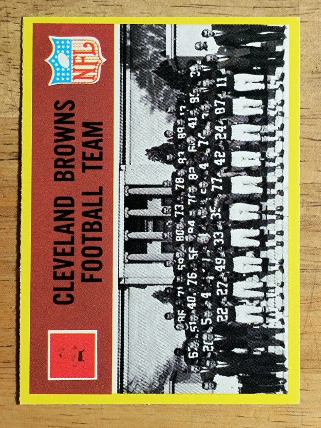 1967 Philadelphia #37 Cleveland Browns (NMMT)