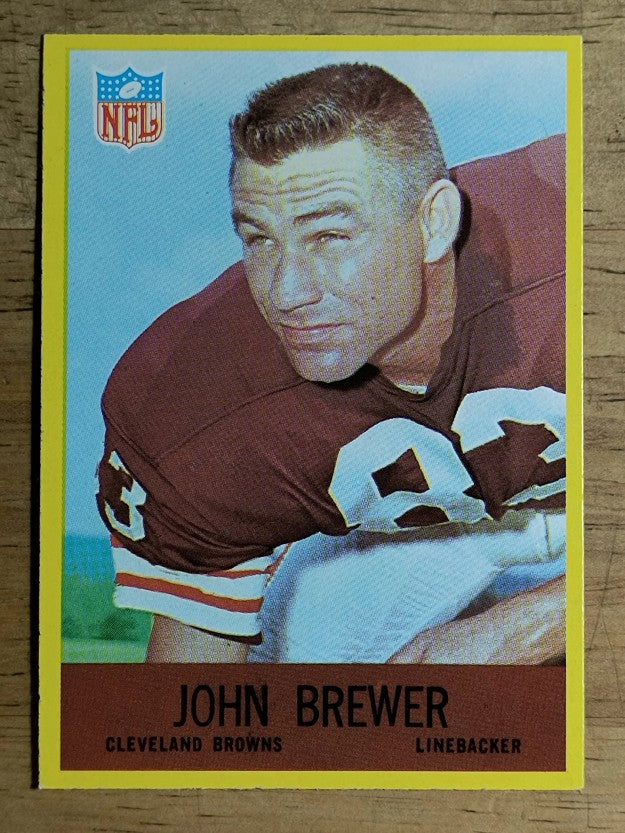 1967 Philadelphia #38 Johnny Brewer (EX)