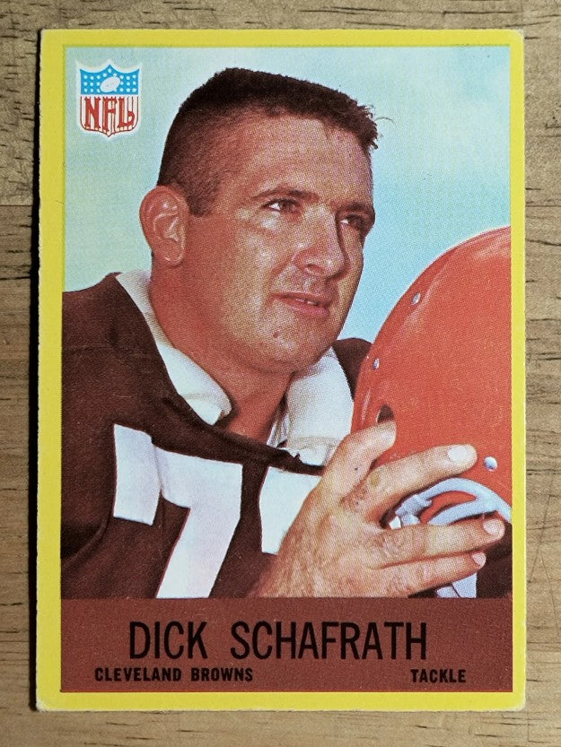 1967 Philadelphia #45 Dick Schafrath (VGEX)