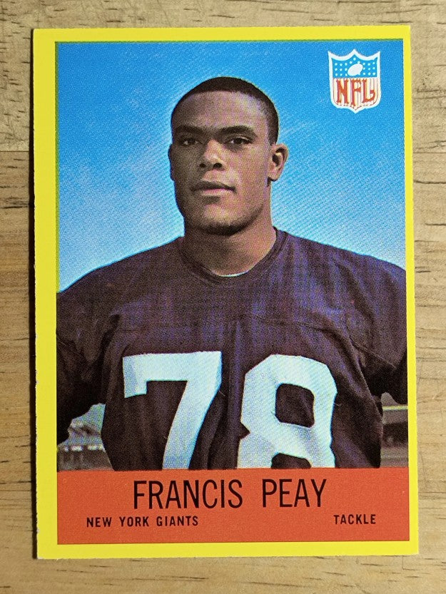 1967 Philadelphia #117 Francis Peay RC (EX)