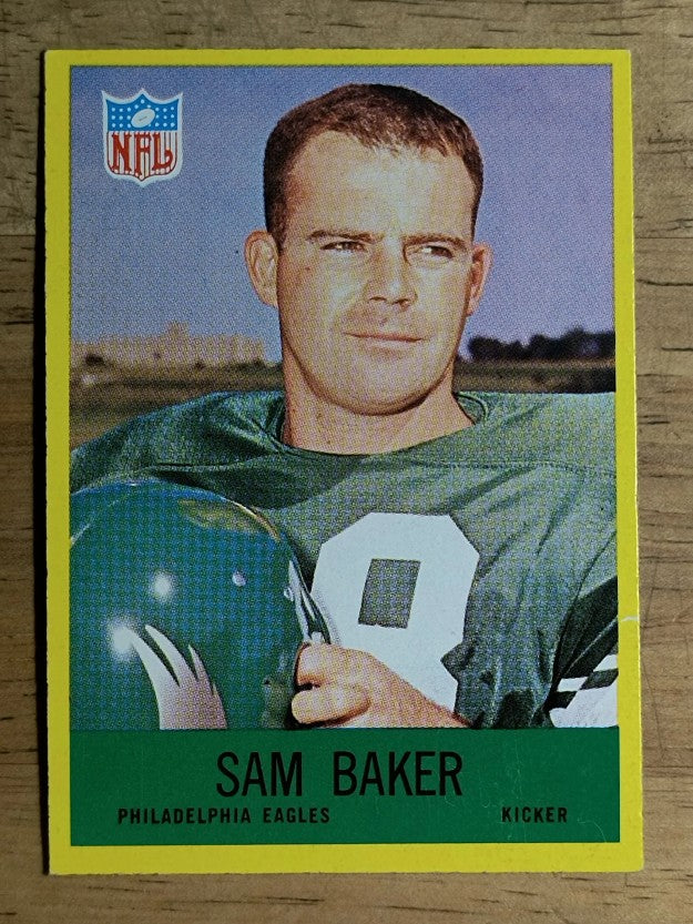 1967 Philadelphia #134 Sam Baker (EX)