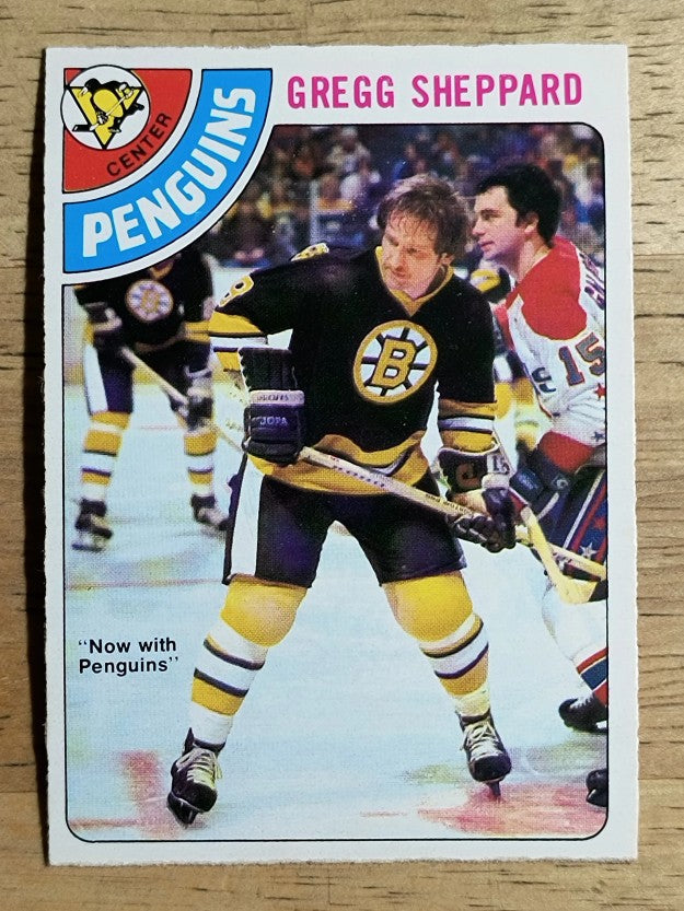 1978-79 O-Pee-Chee #18 Gregg Sheppard (EX)
