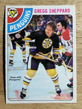 1978-79 O-Pee-Chee #18 Gregg Sheppard (EX)