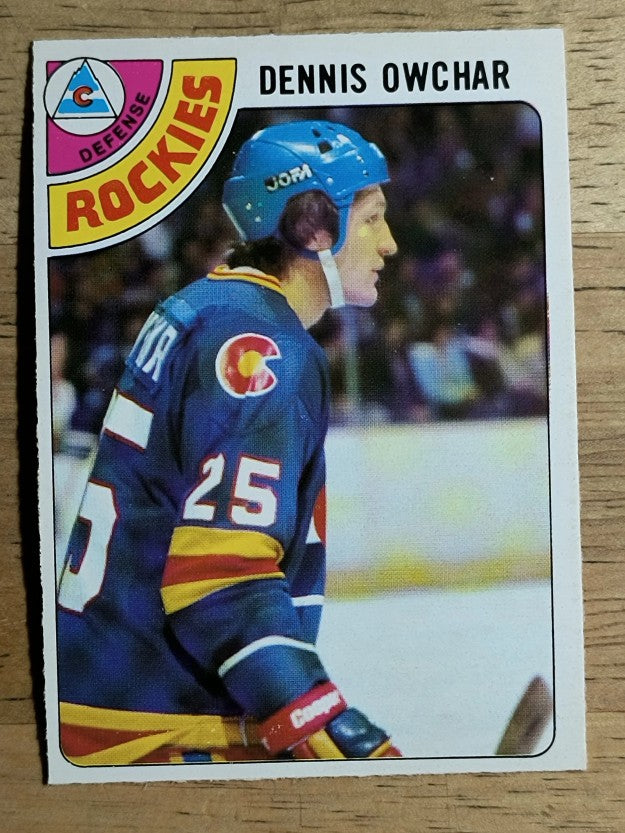 1978-79 O-Pee-Chee #19 Dennis Owchar (EXMT)
