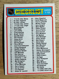 1978-79 O-Pee-Chee #24 Checklist 1-132 (VGEX)