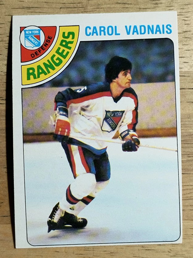 1978-79 O-Pee-Chee #85 Carol Vadnais (VGEX)