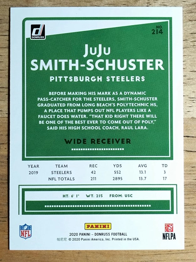 2020 Donruss #214A JuJu Smith-Schuster