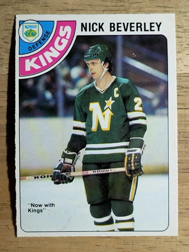 1978-79 O-Pee-Chee #111 Nick Beverley (VGEX)