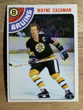 1978-79 O-Pee-Chee #124 Wayne Cashman (NM)