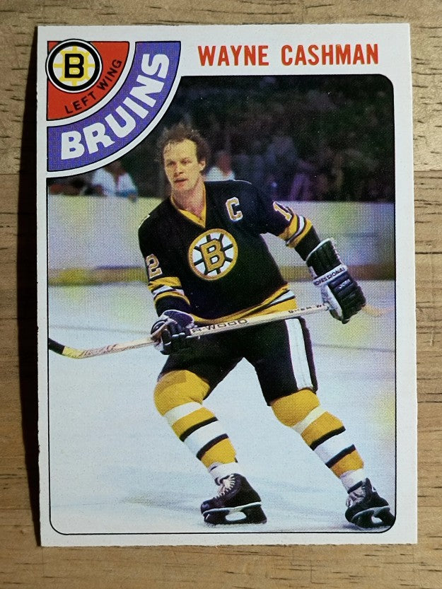 1978-79 O-Pee-Chee #124 Wayne Cashman (NM)