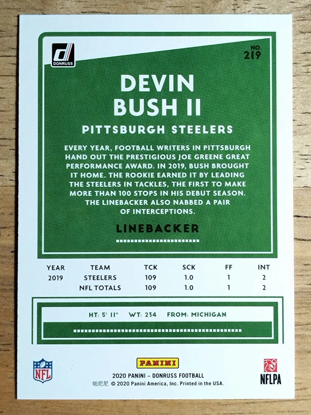 2020 Donruss #219 Devin Bush II