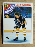 1978-79 O-Pee-Chee #133 John Wensink RC (EXMT)