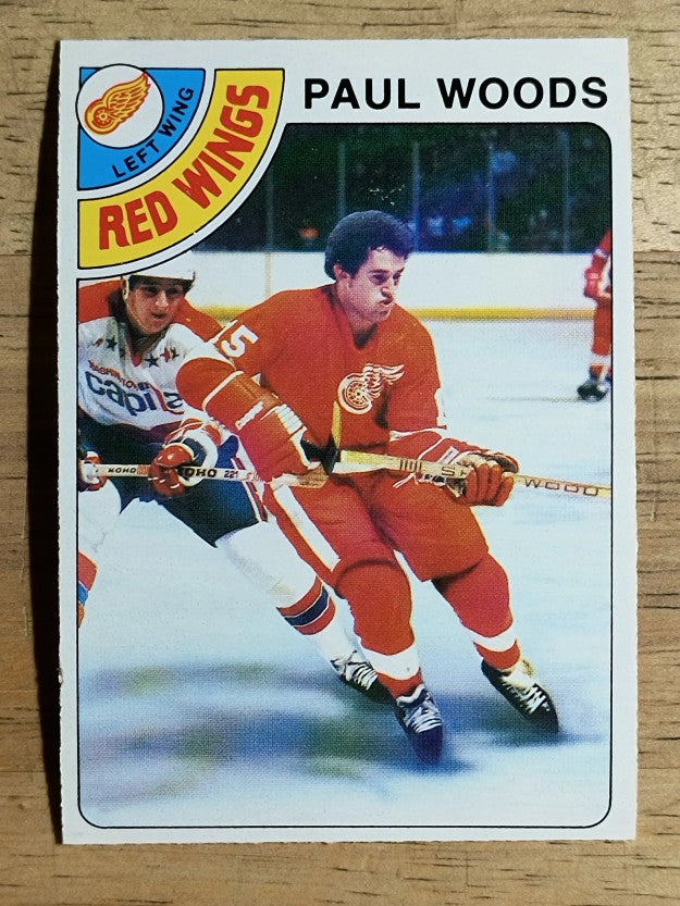 1978-79 O-Pee-Chee #159 Paul Woods RC (EXMT)
