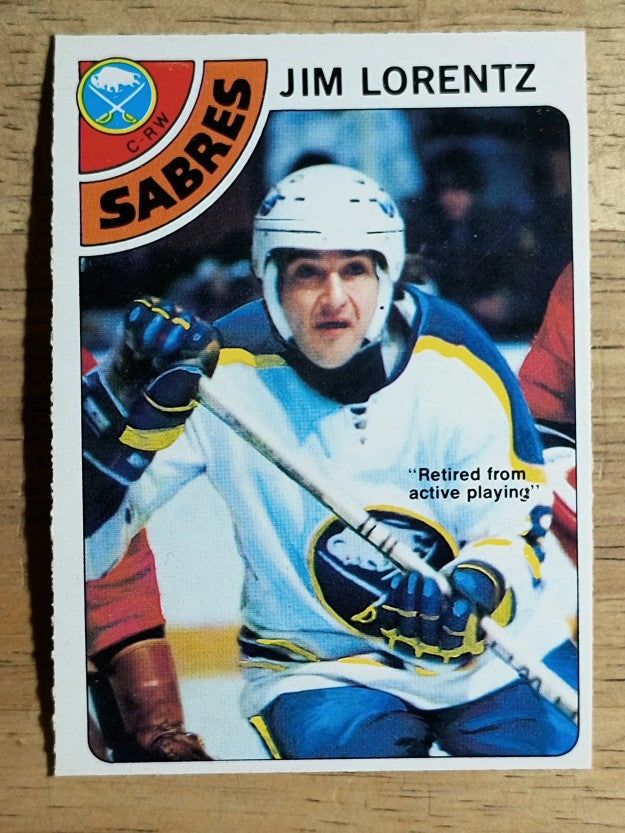 1978-79 O-Pee-Chee #161 Jim Lorentz (EXMT)